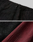 DOINDULGE Layered Draped Panel Gothic Maxi Skirt