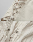 DOINDULGE Structured Corset-Panel Ruched Shirt