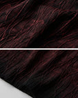 DOINDULGE Sheer Textured Turtleneck Top