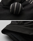 DOINDULGE Gothic Striped Panel Mini Skirt