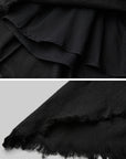 DOINDULGE Black Cotton Bustier Dress