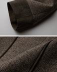 DOINDULGE Asymmetric Wool-Blend Structured Jacket