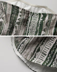 DOINDULGE Printed Corset Peplum Bandeau Top