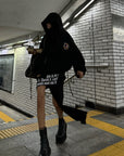 WARDEN EDGE Oversized Hoodie + Sweatpants Set - PINKPARKS