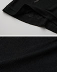 DOINDULGE Faux Layered Halter Strappy Knit Tank Top