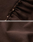 DOINDULGE Beaded Contour High-Neck Top