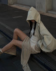 WARDEN EDGE Asymmetrical vest with skirt & pleated skirt set
