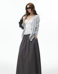 IAMXIAA Cardigan Classique Ajusté à Col V