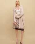 0122stepll Two-Piece Layered Lace Midi Skirt