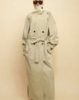 0122stepll Axis High-Neck Oversized Trench Coat