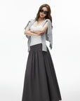 IAMXIAA Cardigan Classique Ajusté à Col V