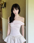 DreamyNerd Layered Ruffle Hem Mini Skirt - PINKPARKS