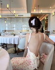 DreamyNerd Bloom Mesh Maxi Dress with Bow Back - PINKPARKS
