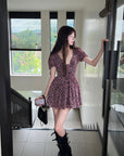 DreamyNerd Rosy Bloom Mini Dress - PINKPARKS