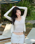 DreamyNerd Cap Sleeve Sweetheart Top - PINKPARKS