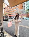 DreamyNerd Cloudy Soft Knit Off-Shoulder Set