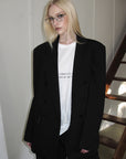 0122stepll T-shirt à manches longues oversize Labyrinthe