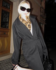 0122stepll Nocturne Wrap Belted Coat