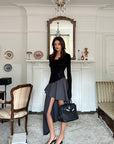 0122stepll Essential Knit Slim Long Sleeve Top