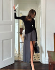 0122stepll Essential Knit Slim Long Sleeve Top