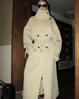 0122stepll Axis High-Neck Oversized Trench Coat