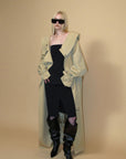 0122stepll Axis High-Neck Oversized Trench Coat
