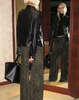 0122stepll Leopard Print Wide-Leg Cargo Pants