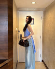 0122stepll Relaxed Wide-Leg Denim Trousers