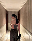 0122stepll Sculpt Cut Strapless Set