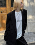 0122stepll T-shirt à manches longues oversize Labyrinthe