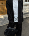 0122stepll T-shirt à manches longues oversize Labyrinthe