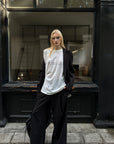 0122stepll T-shirt à manches longues oversize Labyrinthe