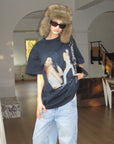 0122STEPLL Robe T-shirt oversize à imprimé Graphic Muse