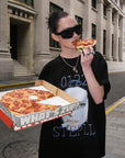 0122stepll Graphic Face Oversized T-Shirt