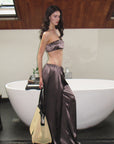 0122stepll Ensemble Haut Bandeau & Pantalon Large