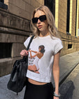 0122stepll Follow Your Heart Graphic Baby Tee