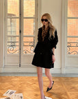 0122stepll Nocturne Wrap Belted Coat