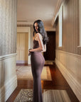 0122stepll Slim Fit Maxi Dress