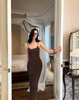0122stepll Slim Fit Maxi Dress