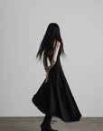 DOINDULGE Black Cotton Bustier Dress