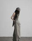 DOINDULGE Corset Wrap Maxi Dress
