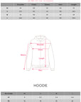 WARDEN EDGE Oversized Wool-like Fleece Hoodie with WE Letter Patch