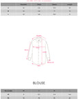 ROVENTE Sheer Ruffle Tie Blouse