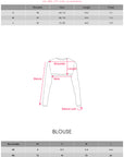 ROVENTE Draped Satin Crop Blouse with Removable Rose Choker