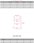 WARDEN EDGE Halter Neck Layered Crop Top Set - PINKPARKS