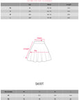 WARDEN EDGE Graphic Pleated Mini Skirt