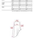 Rase le sol Asymmetric Draped Maxi Skirt
