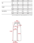WARDEN EDGE Pleated Wide-Leg Denim Pants with Side Tie