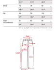 Rase le sol Pantalon en denim à jambes larges déstructuré