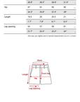 WARDEN EDGE Number 7 Scoop Neck T-Shirt & Low Rise Denim Shorts Set